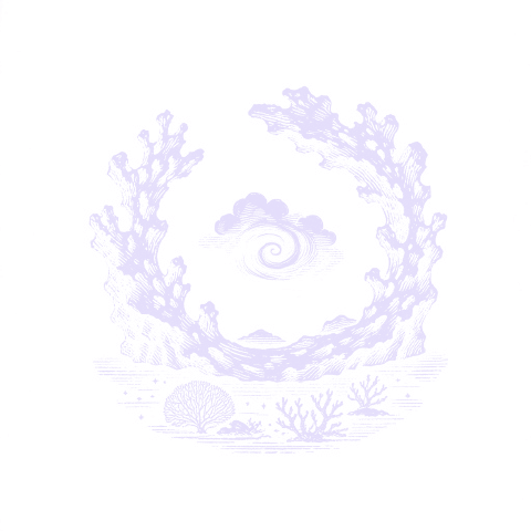 Engraving of reef, a dream symbol